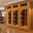 Quiet Compressor 304 Stainless Steel Built-in Wine Cabinet For Kitchen With Adjustable Dividers