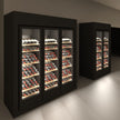 Magnetic Door Seal Anti-dust Stainless Steel Freestanding Wine Storage Cabinet For Home Bar
