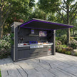 Luxury Outdoor Living Stainless Steel Outdoor BBQ Kitchen Pod Fireproof