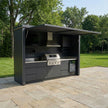 With Premium Sink Accessories SS304 Stainless Steel Outdoor Kitchen Shed Set