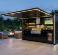 All Accessories Provided 304 Stainless Steel Outdoor Kitchen With Closable Shed
