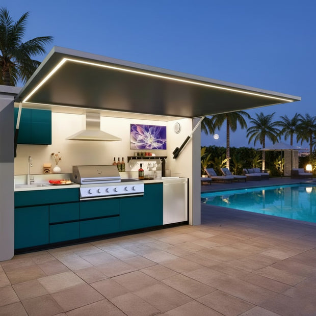 High End Package Stainless Steel Outdoor Kitchen With Shelter