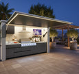 Wholesale Available Premium SS304 Stainless Steel Outdoor Kitchen With Closable Shed