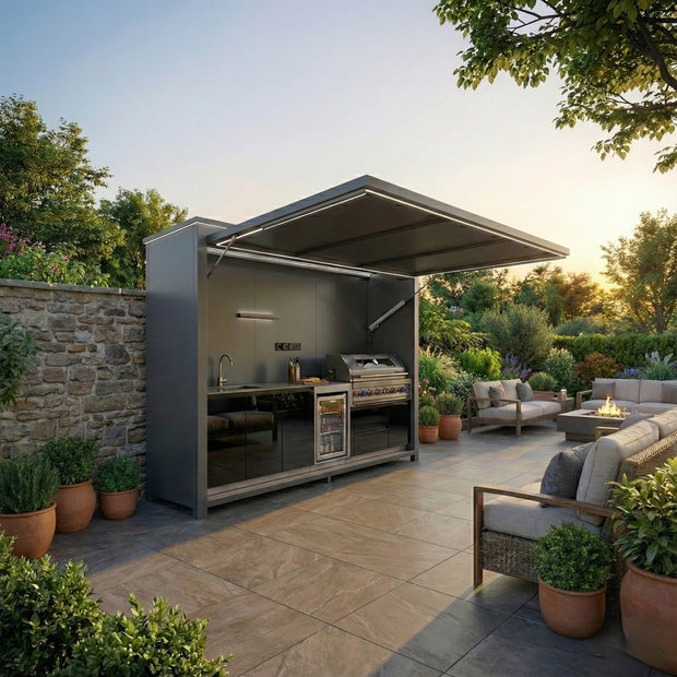 New Design Launch Stainless Steel Outdoor BBQ Kitchen Pod Environmental Protection