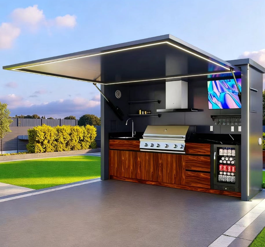 Private Label Available 304 Stainless Steel Outdoor Kitchen Pod