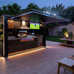 Newest Design Market SS304 Stainless Steel Outdoor Kitchen Shed Set