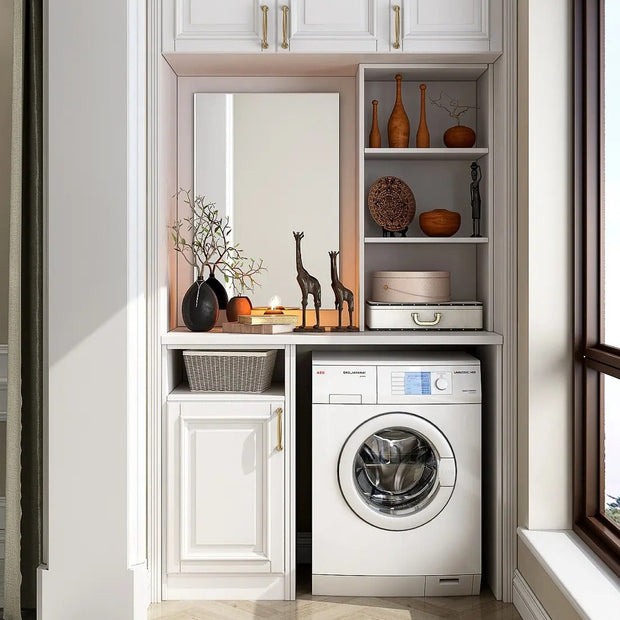 Rustproof Stainless Steel Balcony Cabinet - Lockable Weather-Resistant Storage