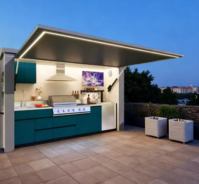 Best Selling Model Stainless Steel Outdoor Kitchen With Shed